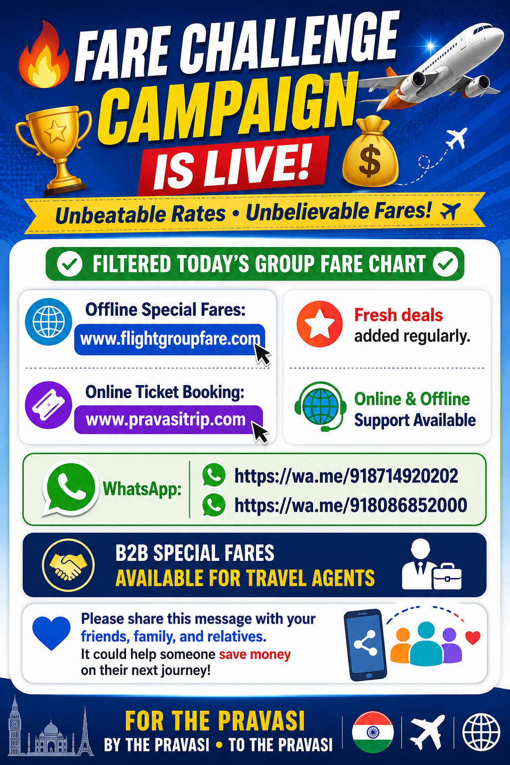 B5-A- B2 FILTERED FARE CHART
